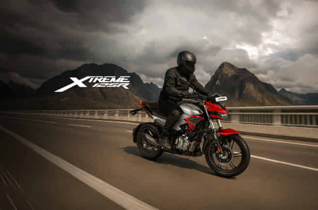 Hero Xtreme 125R Premium road presence Hero Xtreme 125R Premium road presence