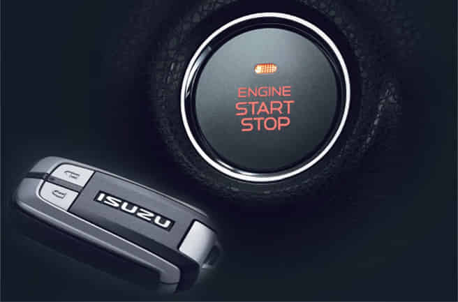 Isuzu MU-X Push Start Button