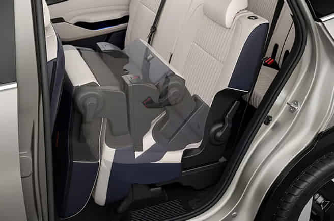 KIA Carens Clavis EV Rear Seat One-Touch Tumble Function