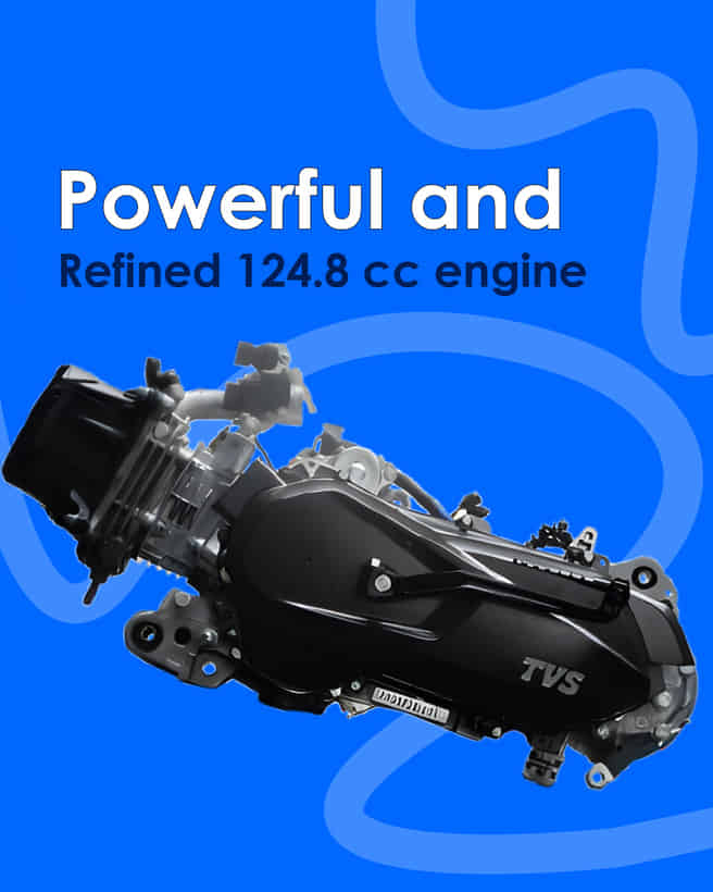 TVS NTORQ 125 Refined Engine