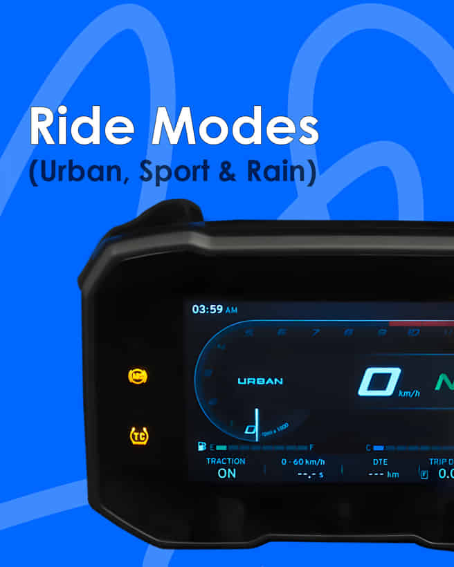 TVS Apache RTR 160 4V Ride Modes (Urban, Sport & Rain)