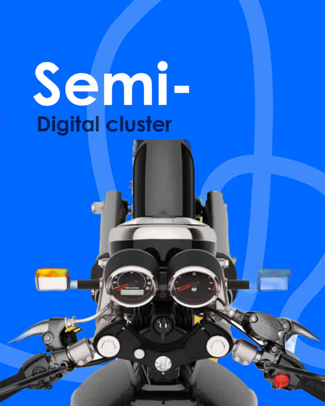 Royal Enfield Continental GT 650 Semi-Digital Cluster