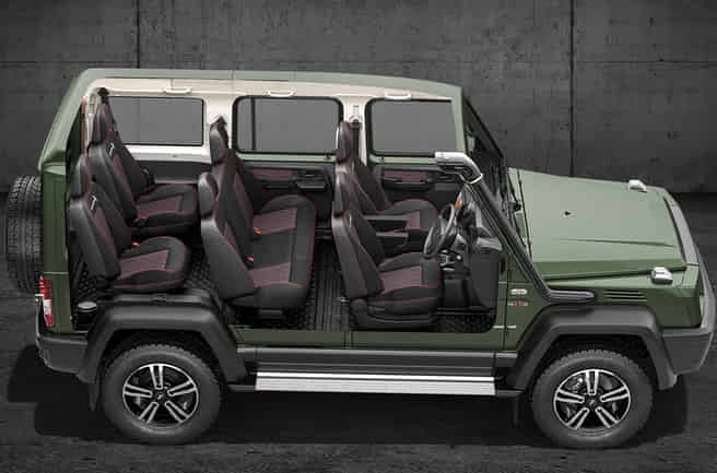 Force Gurkha 5 Door Seven-Seater Layout
