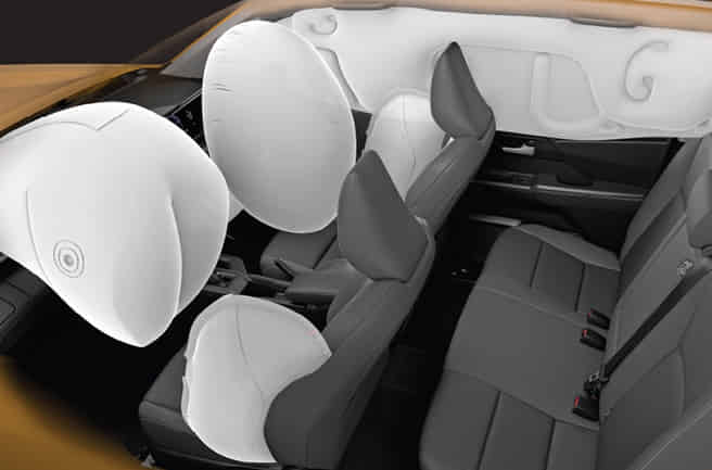 Toyota Hilux Seven airbags
