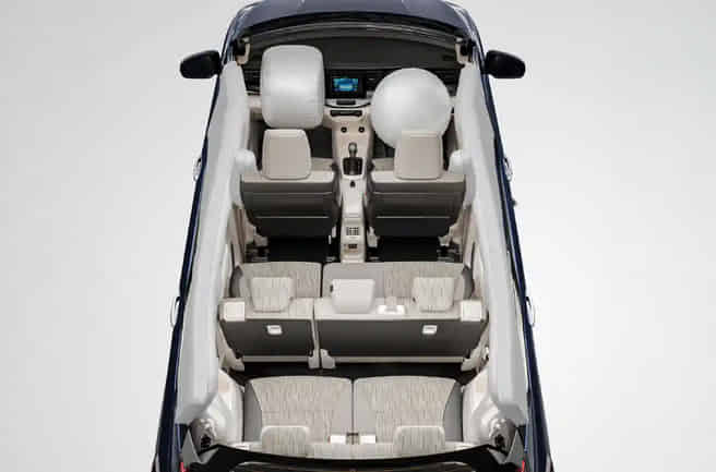 Toyota Rumion Six airbags 