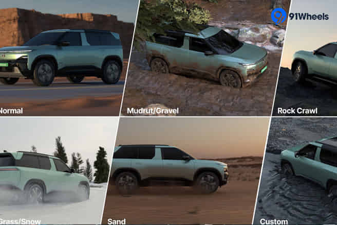 Tata Sierra EV Six terrain modes