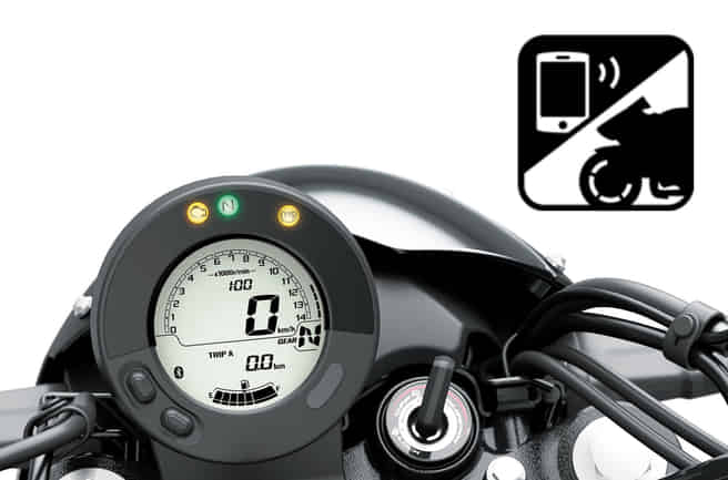 Kawasaki Eliminator  2024-2026 Smartphone Connectivity with Bluetooth 