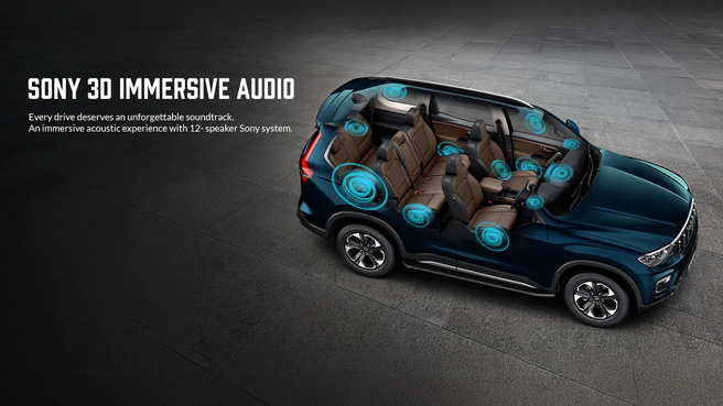 Mahindra Scorpio N Sony 12-Speaker Premium Sound System