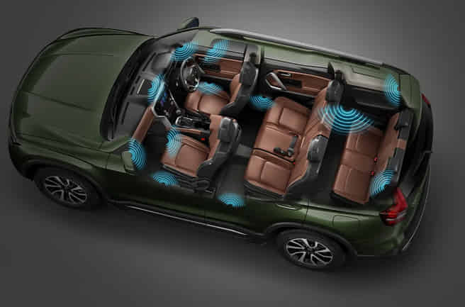 Mahindra Scorpio N Sony 3D Immersive Audio System.