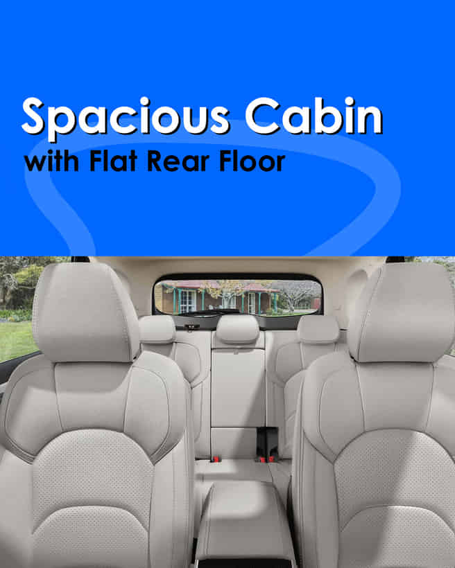 MG Hector Spacious Cabin