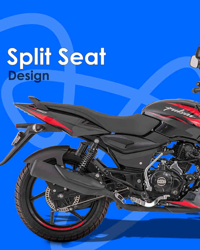 Bajaj Pulsar 150 Split Seat Design