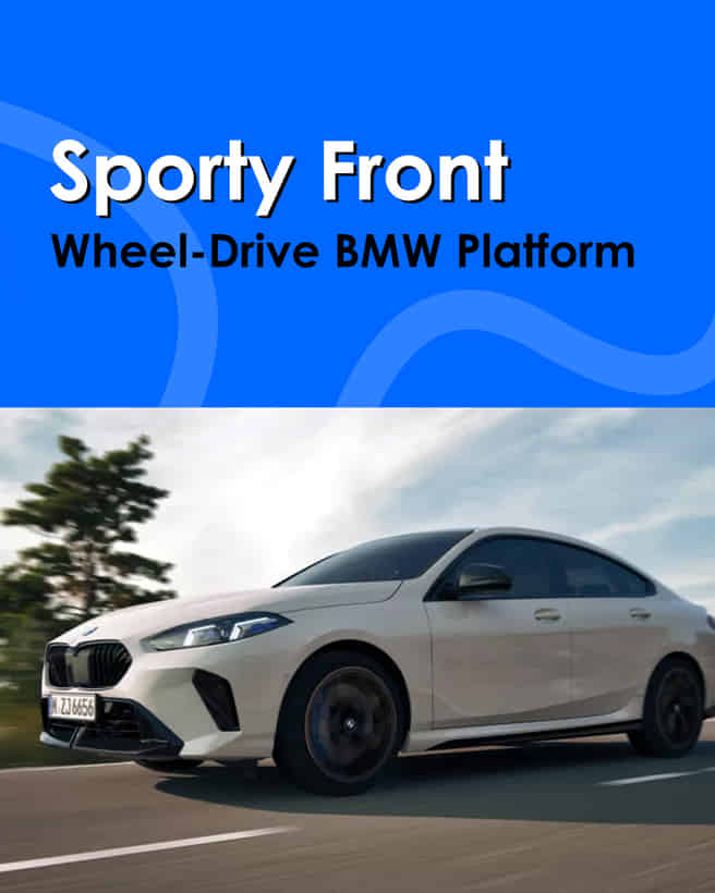 BMW 2 Series Gran Coupe Sporty Front-Wheel-Drive BMW Platform