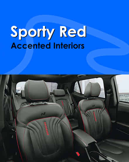 Hyundai Creta N Line Sporty Red-Accented Interiors