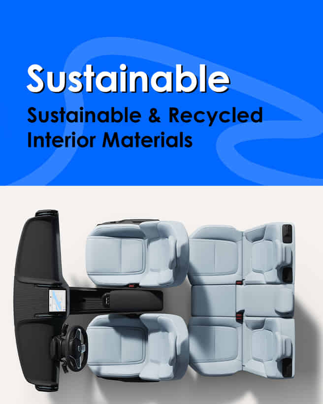 Volvo EX30 Sustainable & Recycled Interior Materials