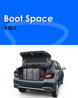 Amaze 2nd Gen Tall Boot Space (420 L)