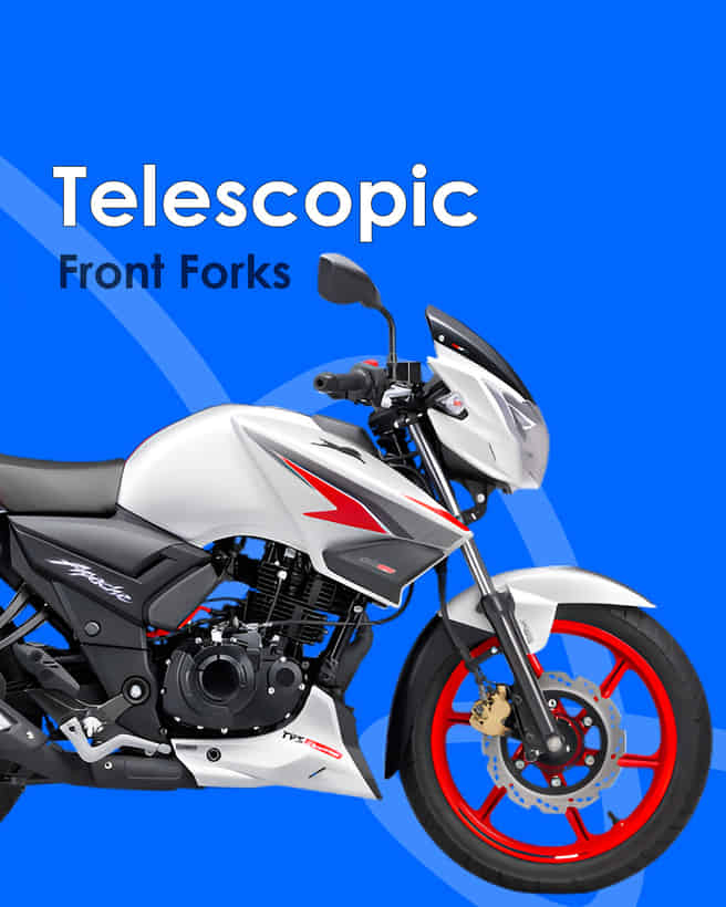 TVS Apache RTR 160 Telescopic Front Forks