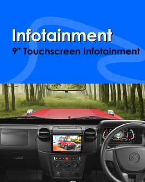 Gurkha 5 Door Touchscreen Infotainment