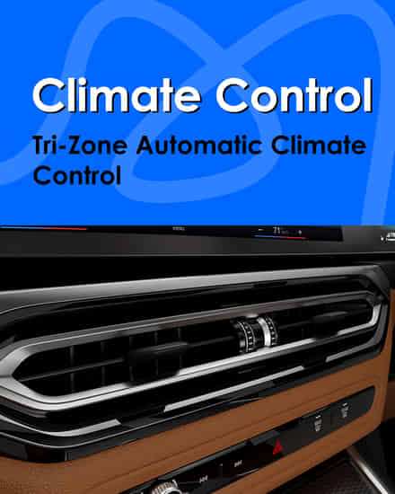 BMW 3 Series Gran Limousine Tri-Zone Automatic Climate Control