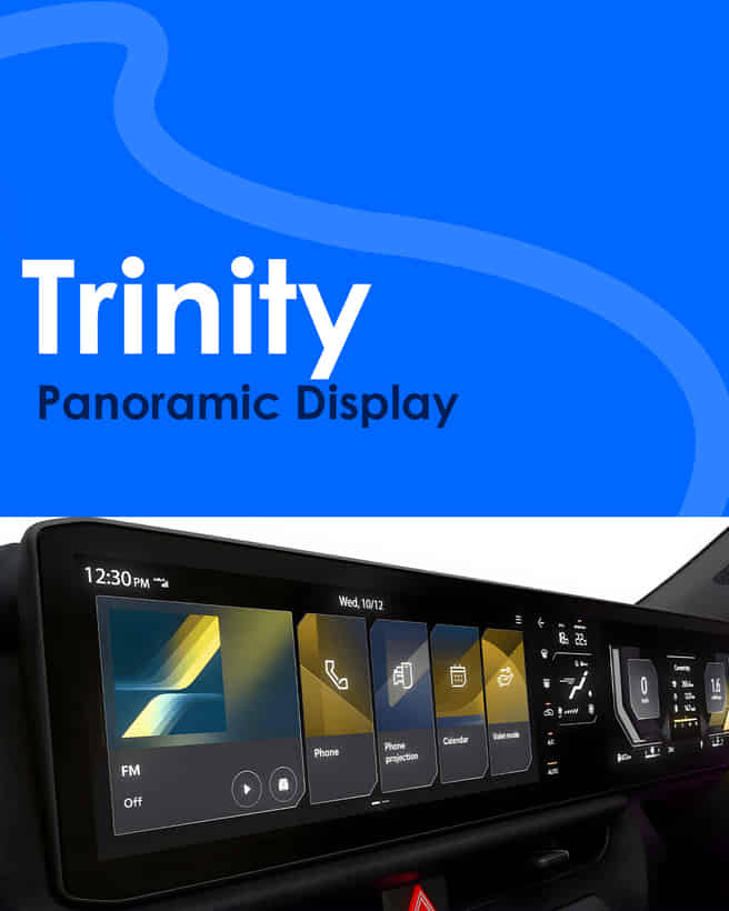 KIA Seltos Trinity Panoramic Display
