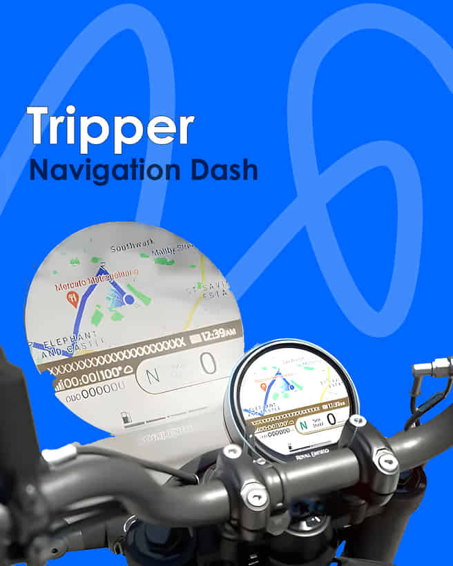Royal Enfield Guerrilla 450 Tripper Navigation Dash