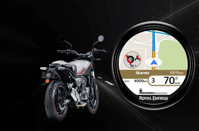 Royal Enfield Guerrilla 450 Tripper Navigation Dash