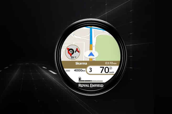 Royal Enfield Bear 650 Tripper Navigation Dash
