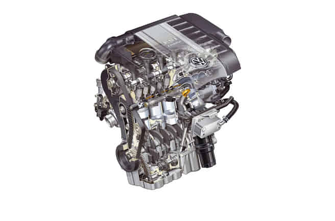 Volkswagen Golf GTI Turbocharged Engine