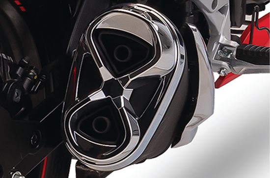 Gixxer SF Twin-muffler exhaust