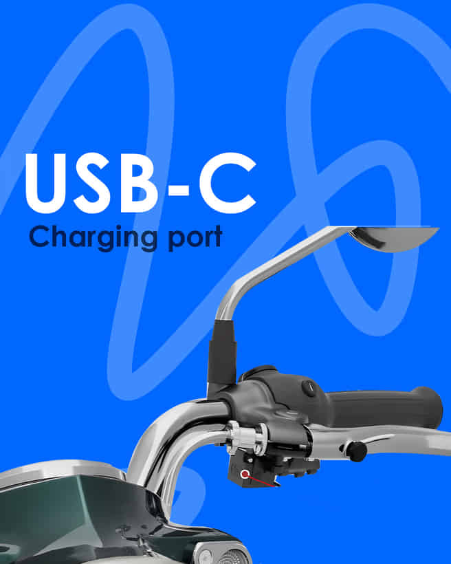 Royal Enfield Classic 350 USB-C Charging