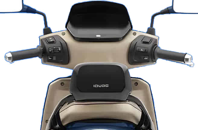 TVS iQube Electric USB Charging Port