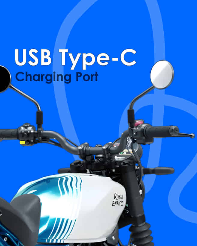 Royal Enfield Guerrilla 450 USB Type C
