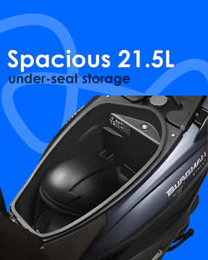 Burgman Street Under-Seat Storage Burgman Street Under-Seat Storage