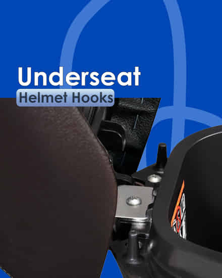 Suzuki Burgman Street Underseat Helmet Hooks