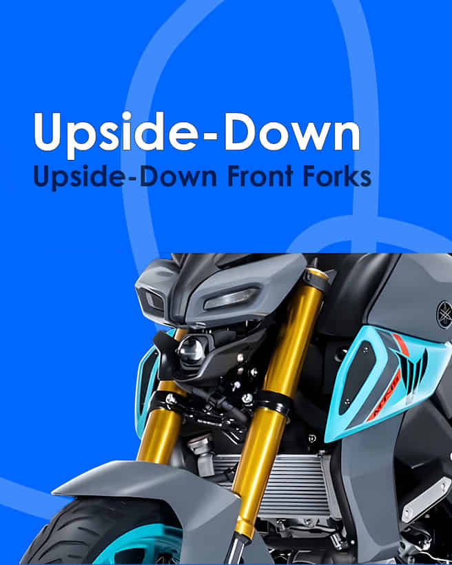 Yamaha MT 15 V2 Upside-Down Front Forks