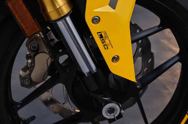 TVS Apache RTR 310 Upside-Down Front Suspension 