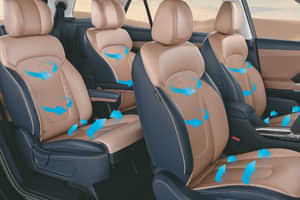 Alcazar Ventilated 1st & 2nd row seats Alcazar Ventilated 1st & 2nd row seats