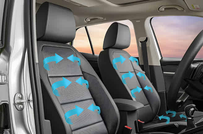 Skoda Kylaq Ventilated & Electrically Adjustable Front Seats