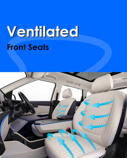KIA Carens Clavis EV Ventilated Front Seats