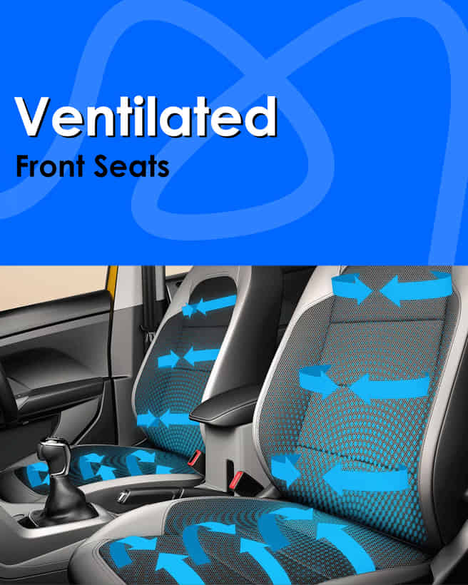 Volkswagen Taigun 2021-2026 Ventilated Front Seats