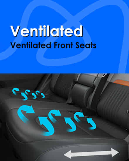 KIA Syros Ventilated Front Seats