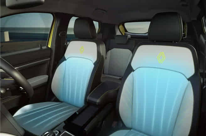 Renault Kiger Ventilated Front Seats