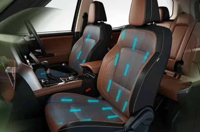 Mahindra Scorpio N Ventilated Front Seats with Dual-Zone Climate Control