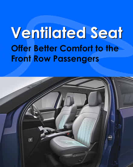 Tata Harrier EV Ventilated Seat