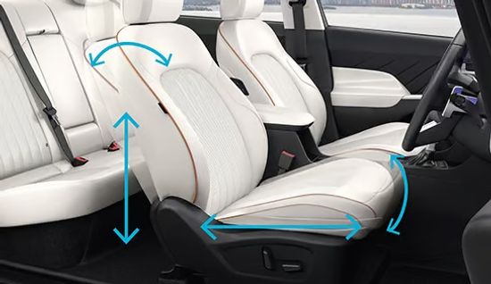 Verna Ventilated and Electrically Adjustable Front Seats