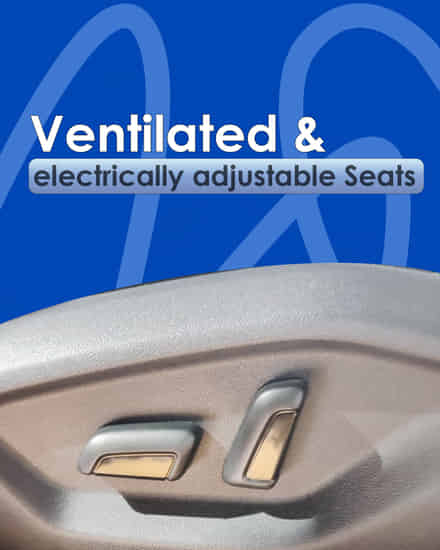Volkswagen Taigun Ventilated & electrically adjustable Seats