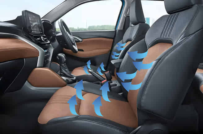 Toyota Urban Cruiser HyRyder Ventilated front seats