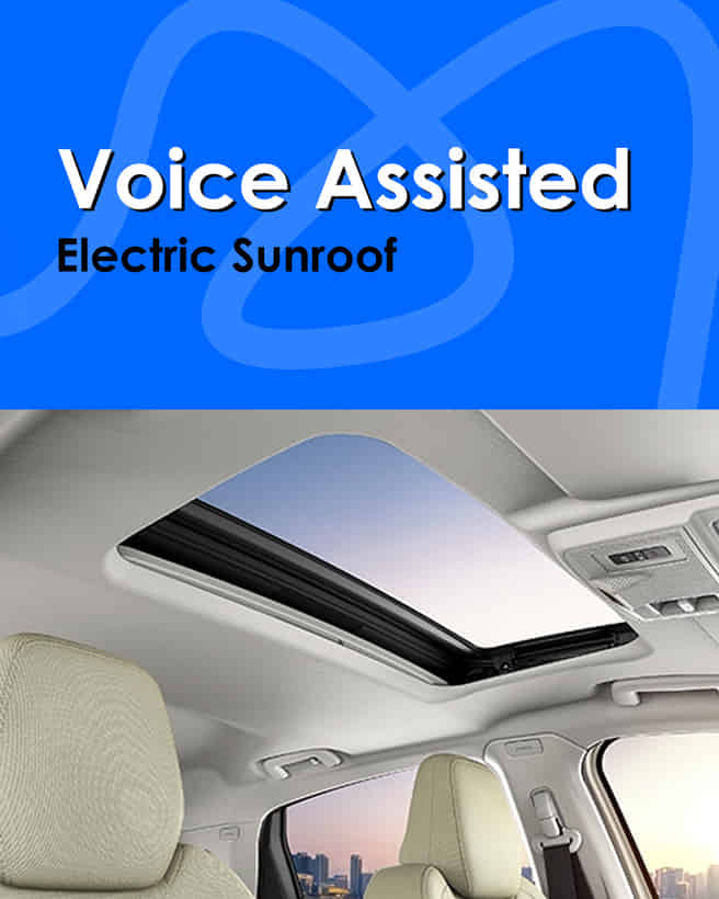 Tata Altroz Voice-Assisted Electric Sunroof