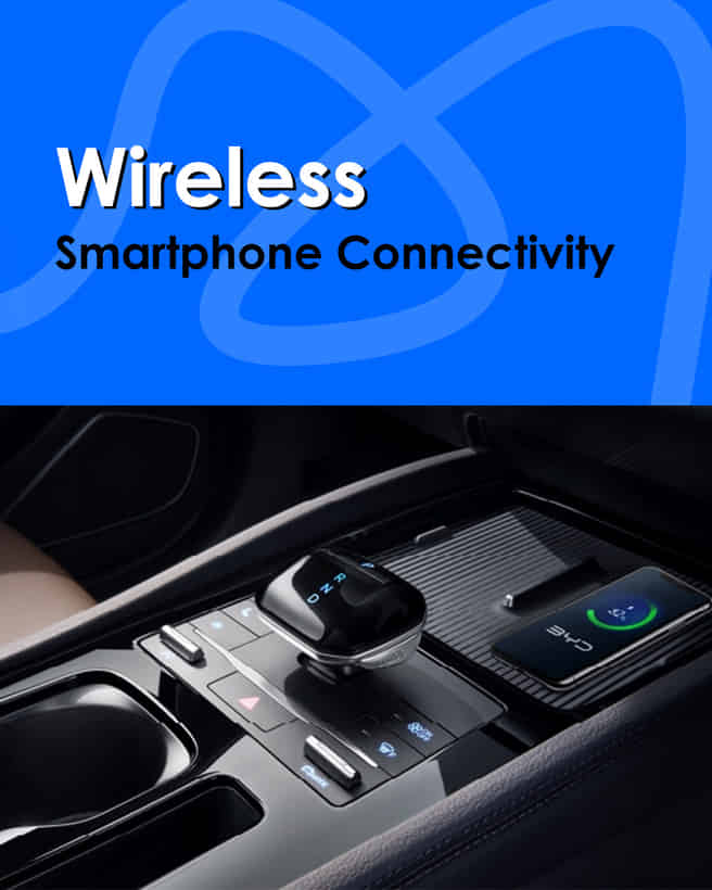 BYD eMAX 7 Wireless Smartphone Connectivity