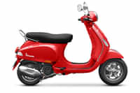 Vespa 125 Rosso Red colour Vespa 125 Rosso Red colour