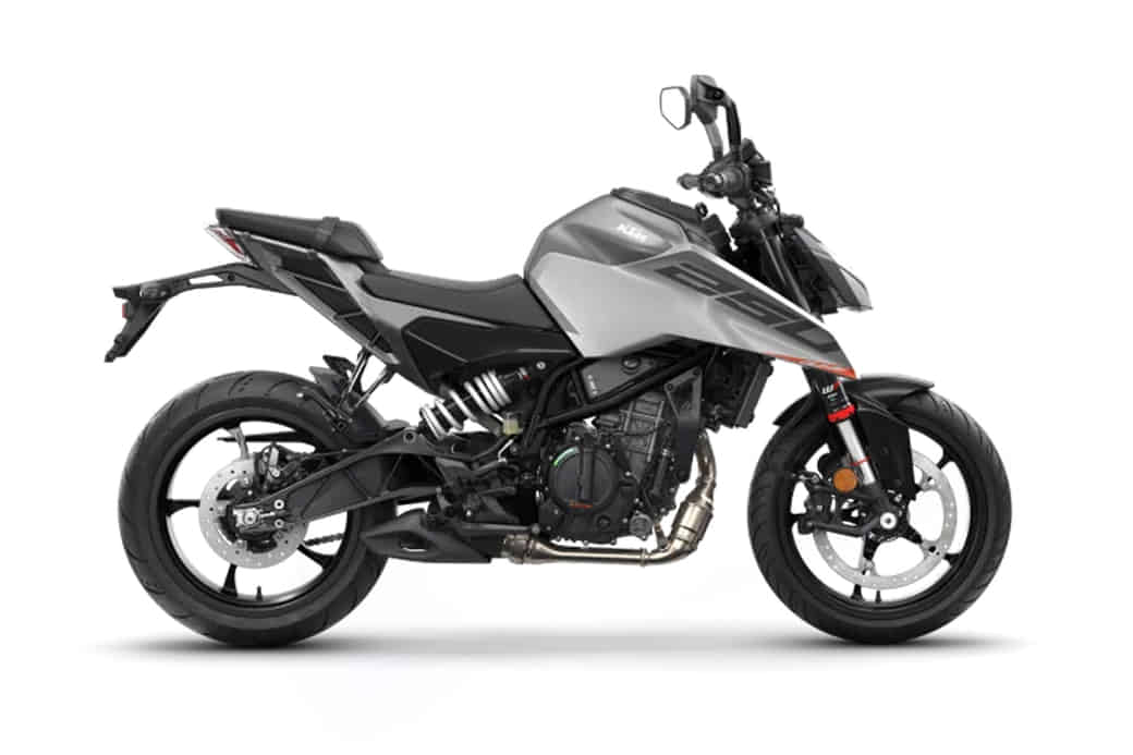 KTM 250 Duke in Metallic Silver
